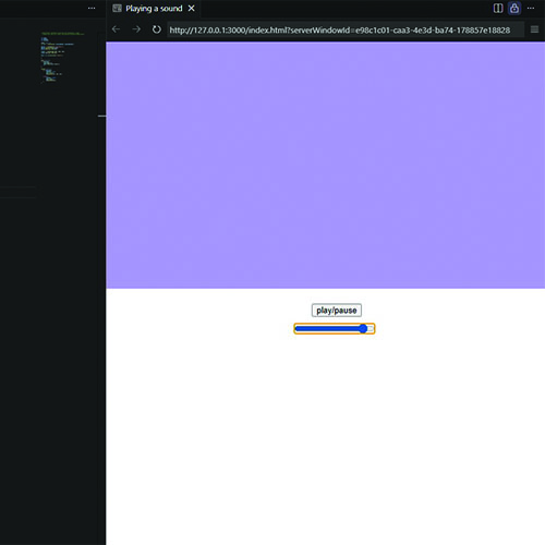 Using another template I changed the background and moved where the play/pause button was as well as the slider, trying to come up with ideas for the final header.