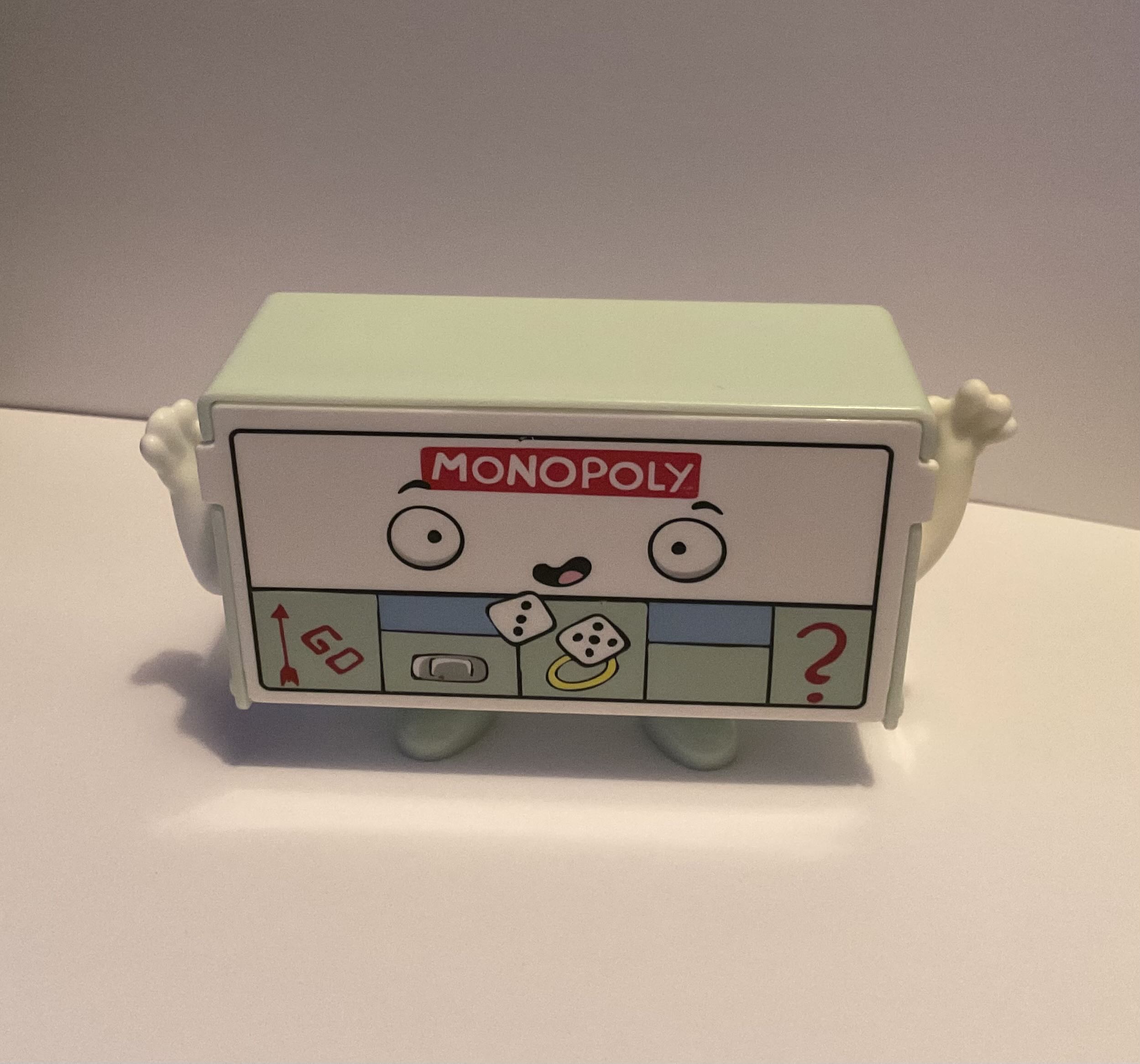 My sister who worked at mcdonalds brought this happy meal toy back home to give it to me.