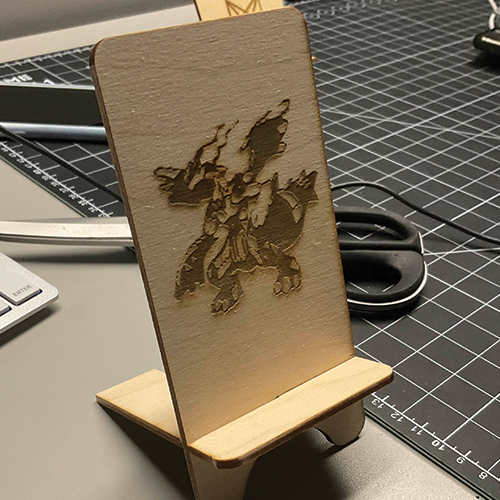 The second phone stand finished.