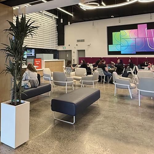 The main area of the renovated Marquee in the SSU building.